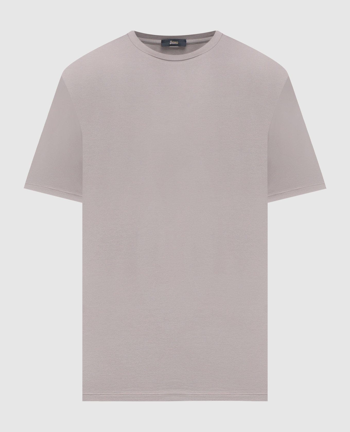 

Grey T-shirt with logo Herno