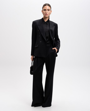 Jacob Lee Black pants made of wool WWP050AW24GB