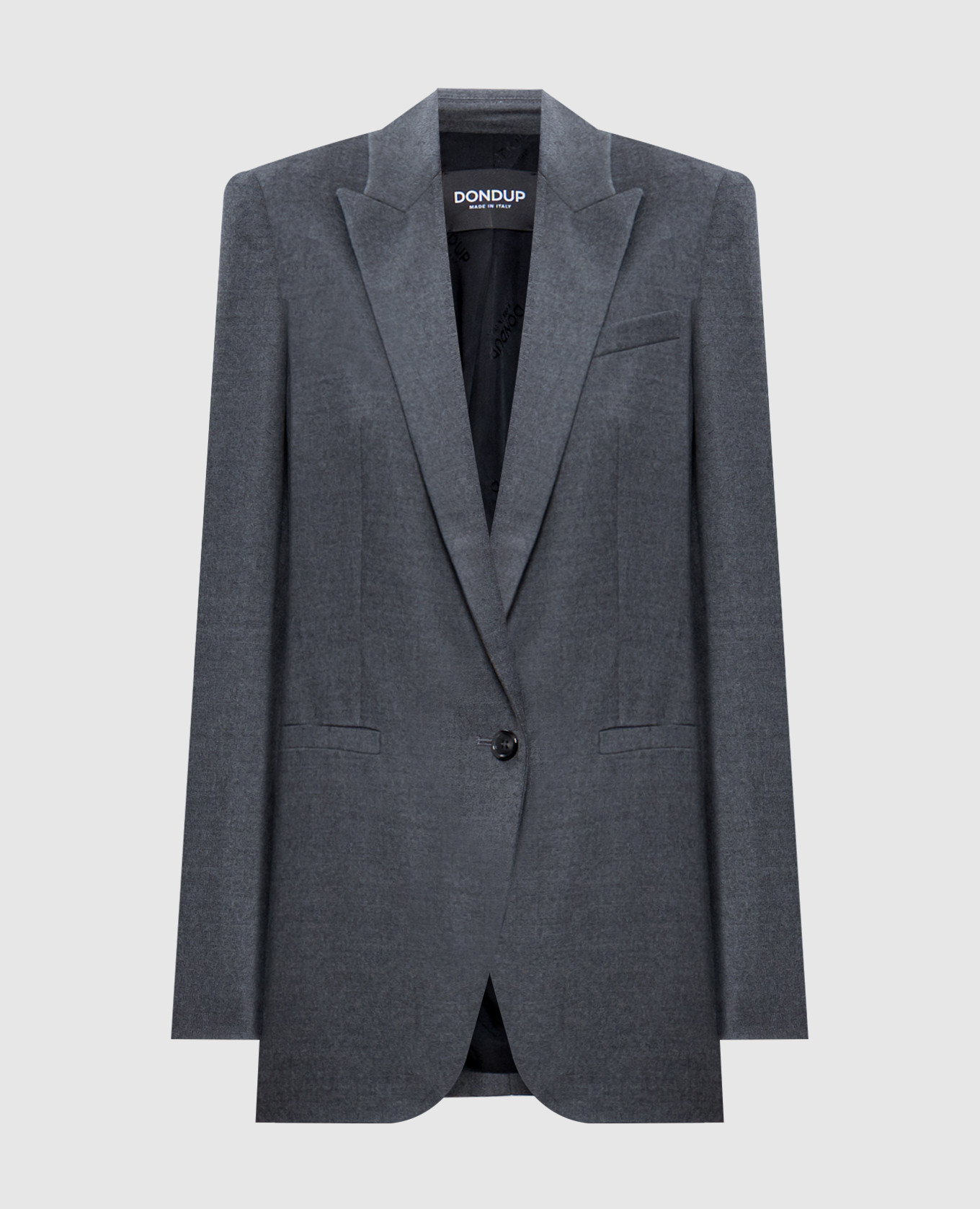 

Gray wool jacket Dondup, Серый