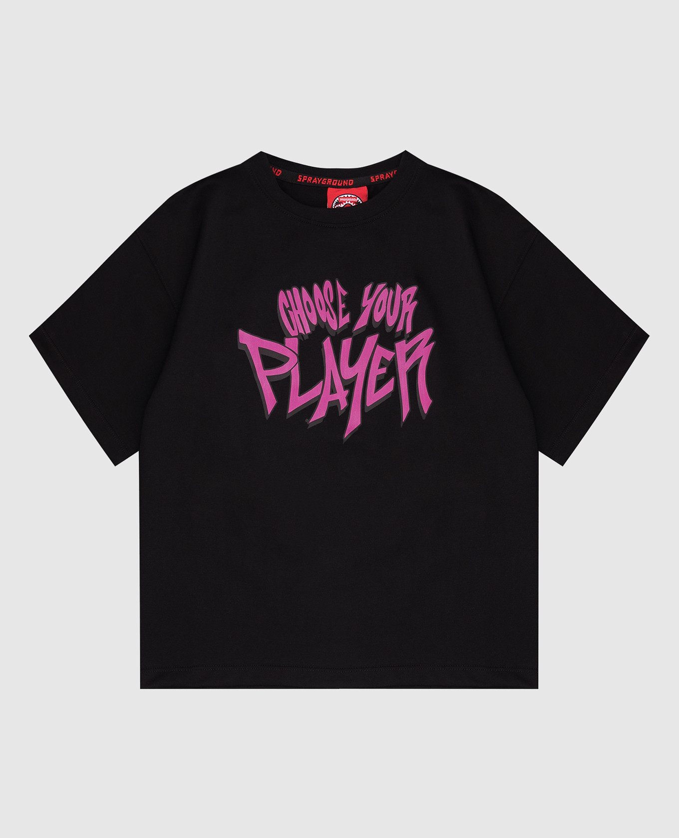

Children's black T-shirt Characters Fight Sprayground