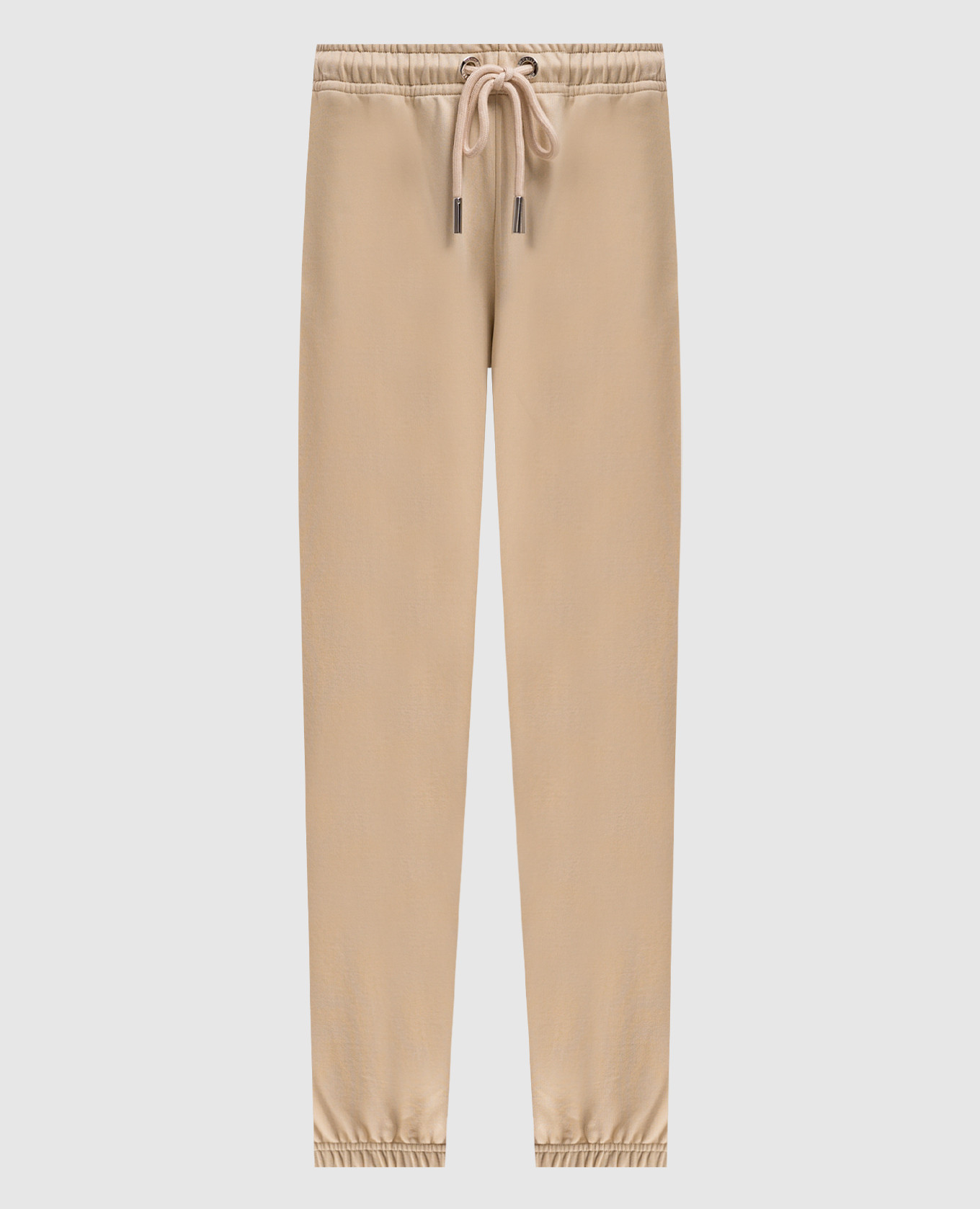 

Beige joggers with logo patch Moncler