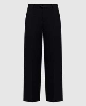 Victoria Beckham Black pants with wool 1125WTR006562A