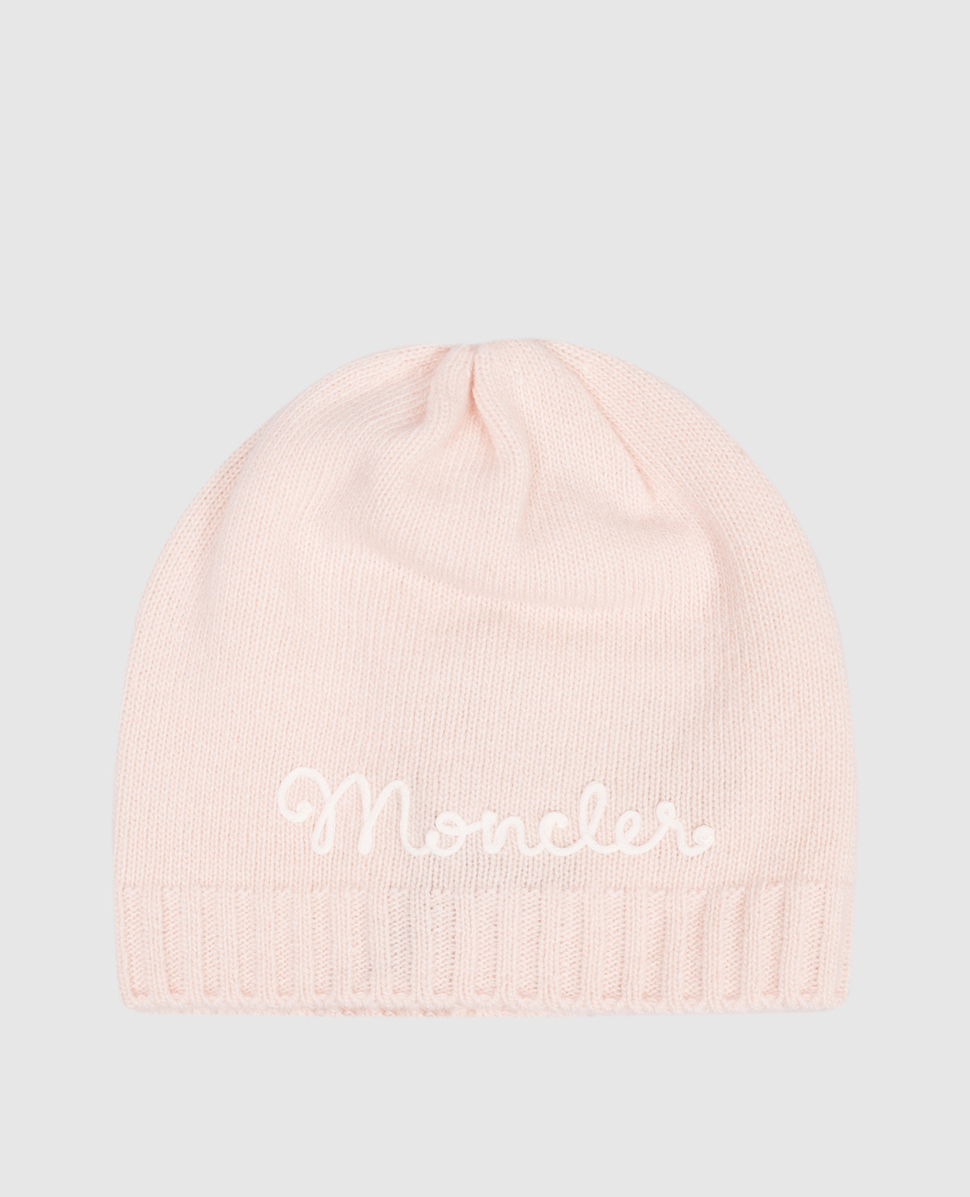 Children&#39;s pink wool and cashmere hat Moncler ENFANT