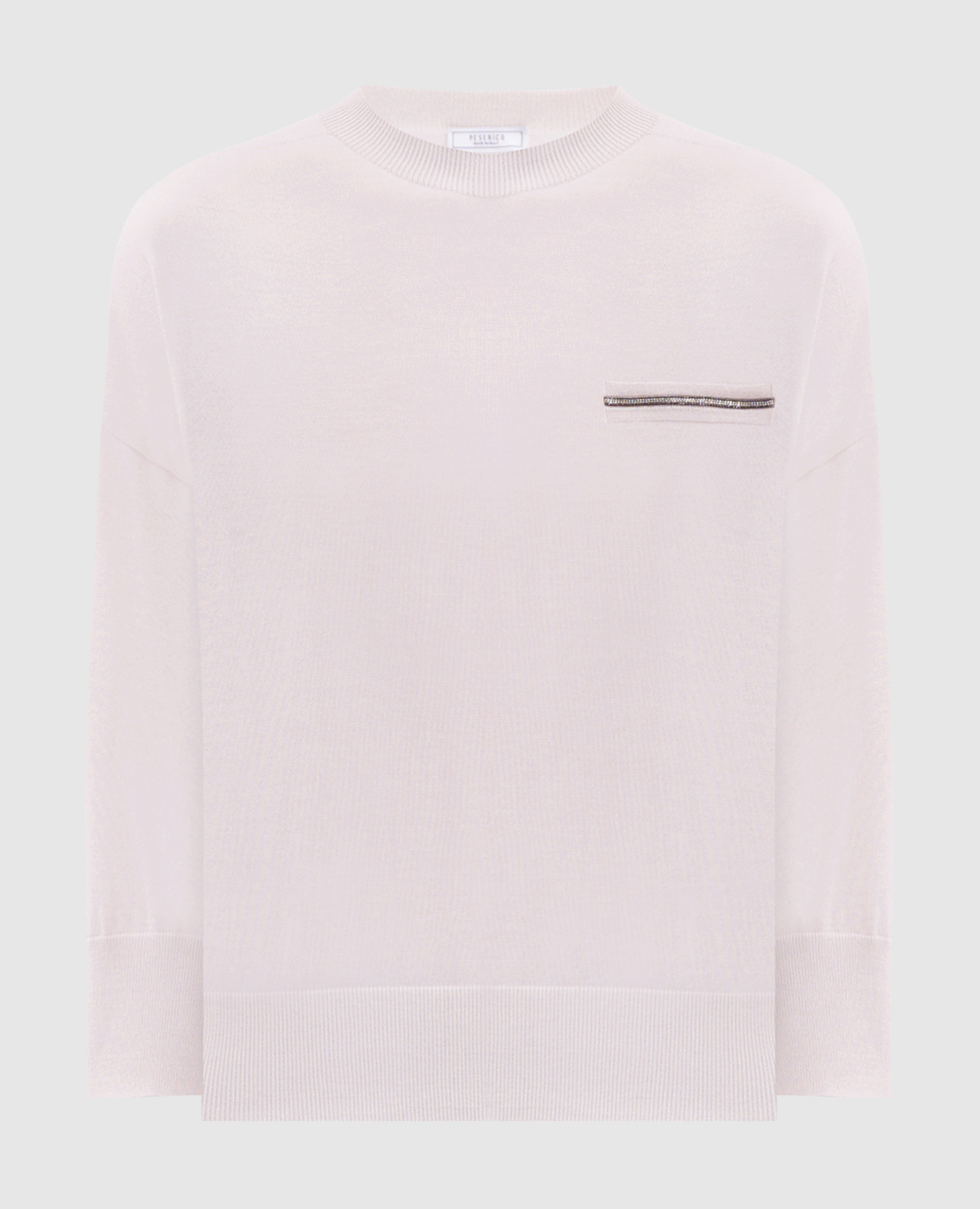

Beige cashmere and silk jumper Peserico
