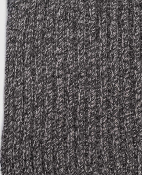 Agnona Gray cashmere scarf MS10U101K03M1