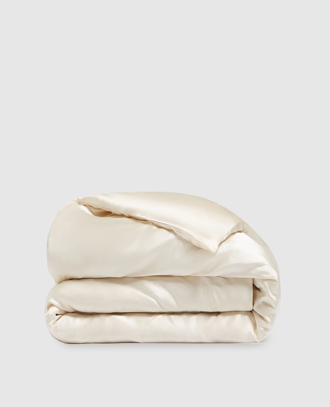 

Beige silk duvet cover with shiny texture Dore & Rose
