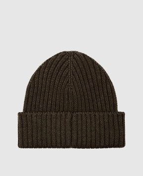 Givenchy Green wool hat with logo 710009314004