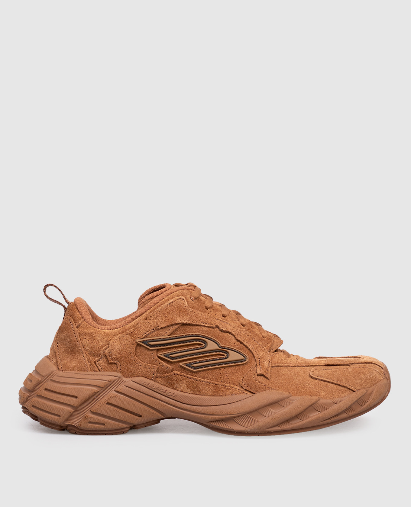 

Brown suede Monday sneakers Balenciaga