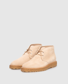 Stefano Ricci Beige suede deserts UF11G4222SDP