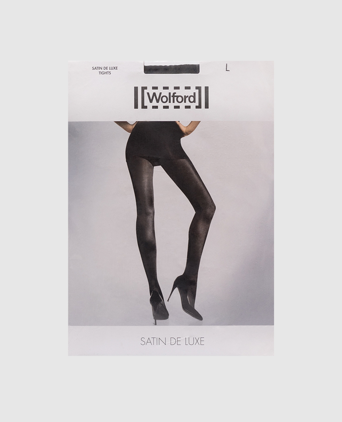 

Black Satin de Luxe tights Wolford