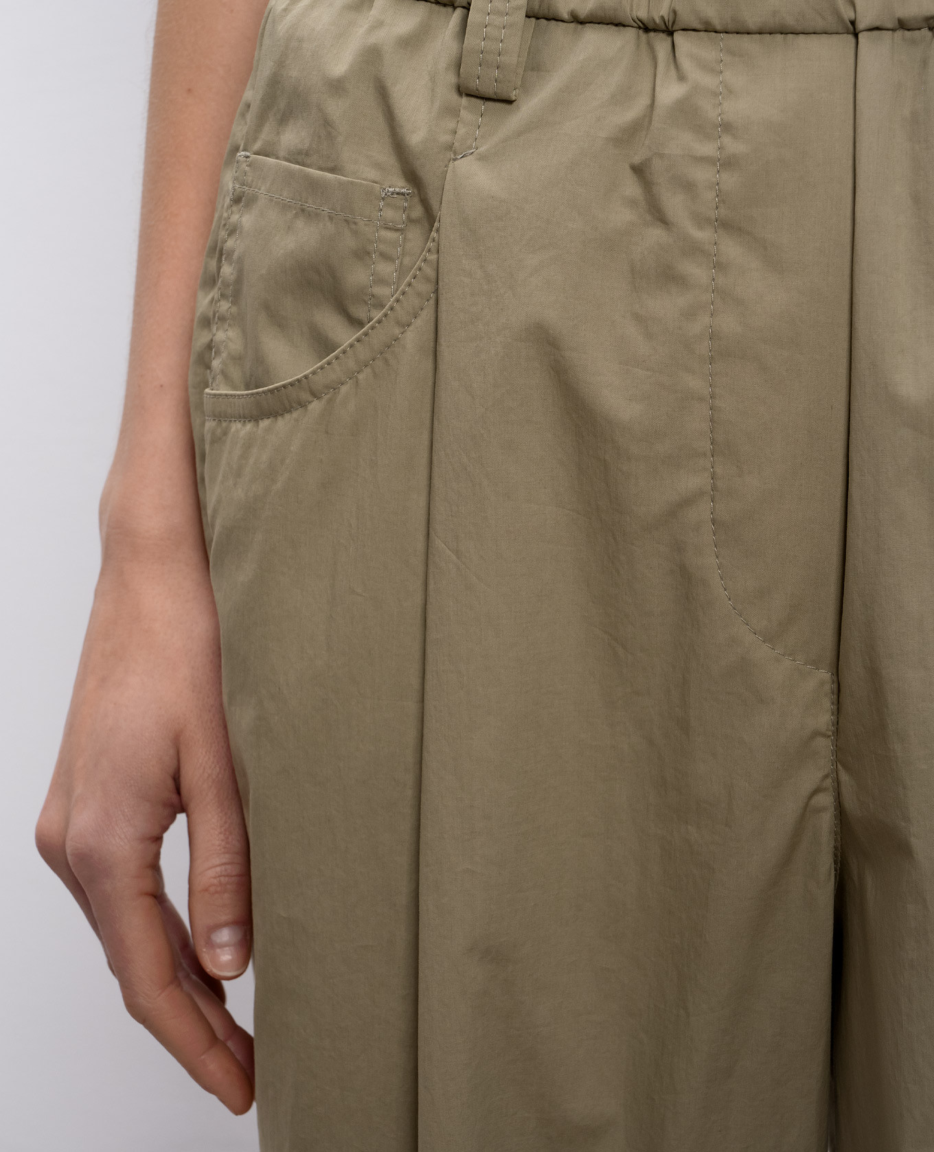 

Khaki Track Pants Brunello Cucinelli