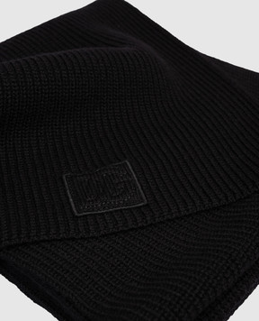 Dolce&Gabbana Black wool scarf GX13KZJDVCI