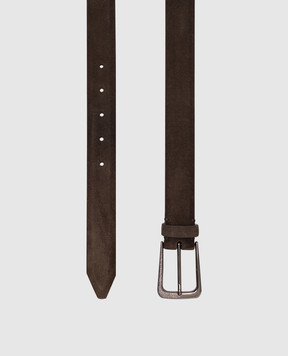 Brunello Cucinelli Brown suede belt M0DELC33GP