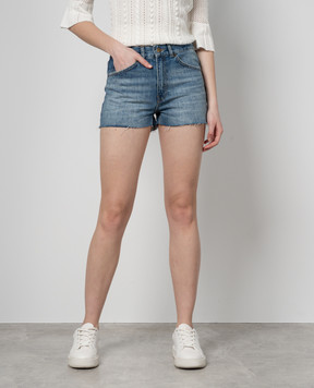 Max & Co CANCUN blue denim shorts with a distressed effect CANCUN