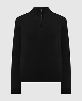 MooRER Black TERNI jumper made of cashmere and silk TERNIWS5