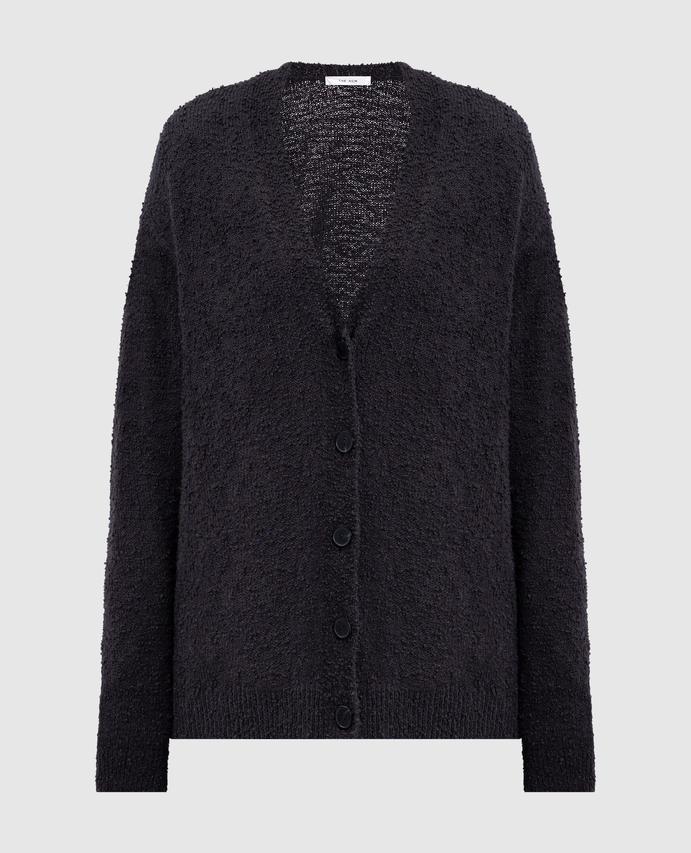 

Black Krystal boucle cardigan The Row