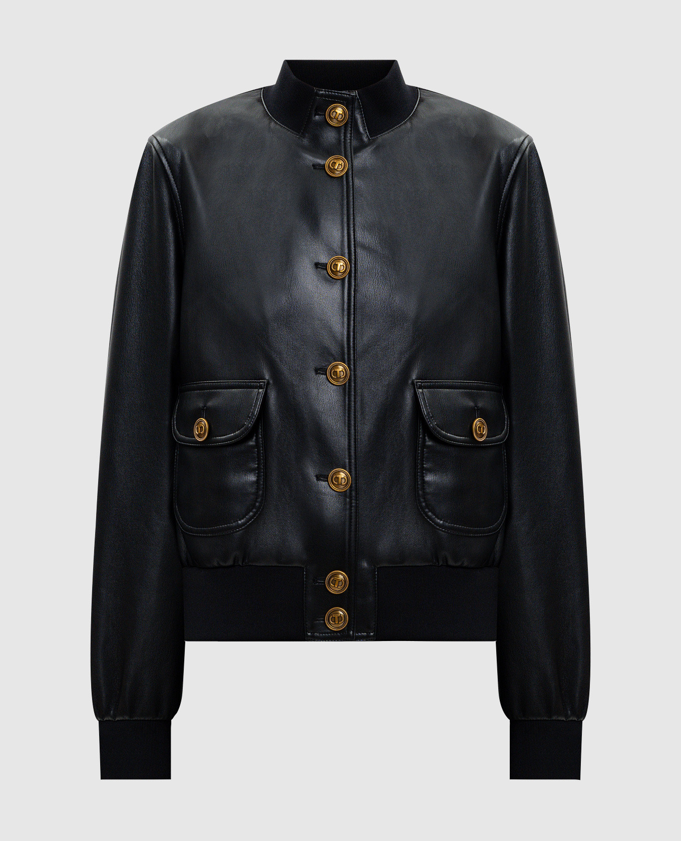 

Black jacket with logo Twinset