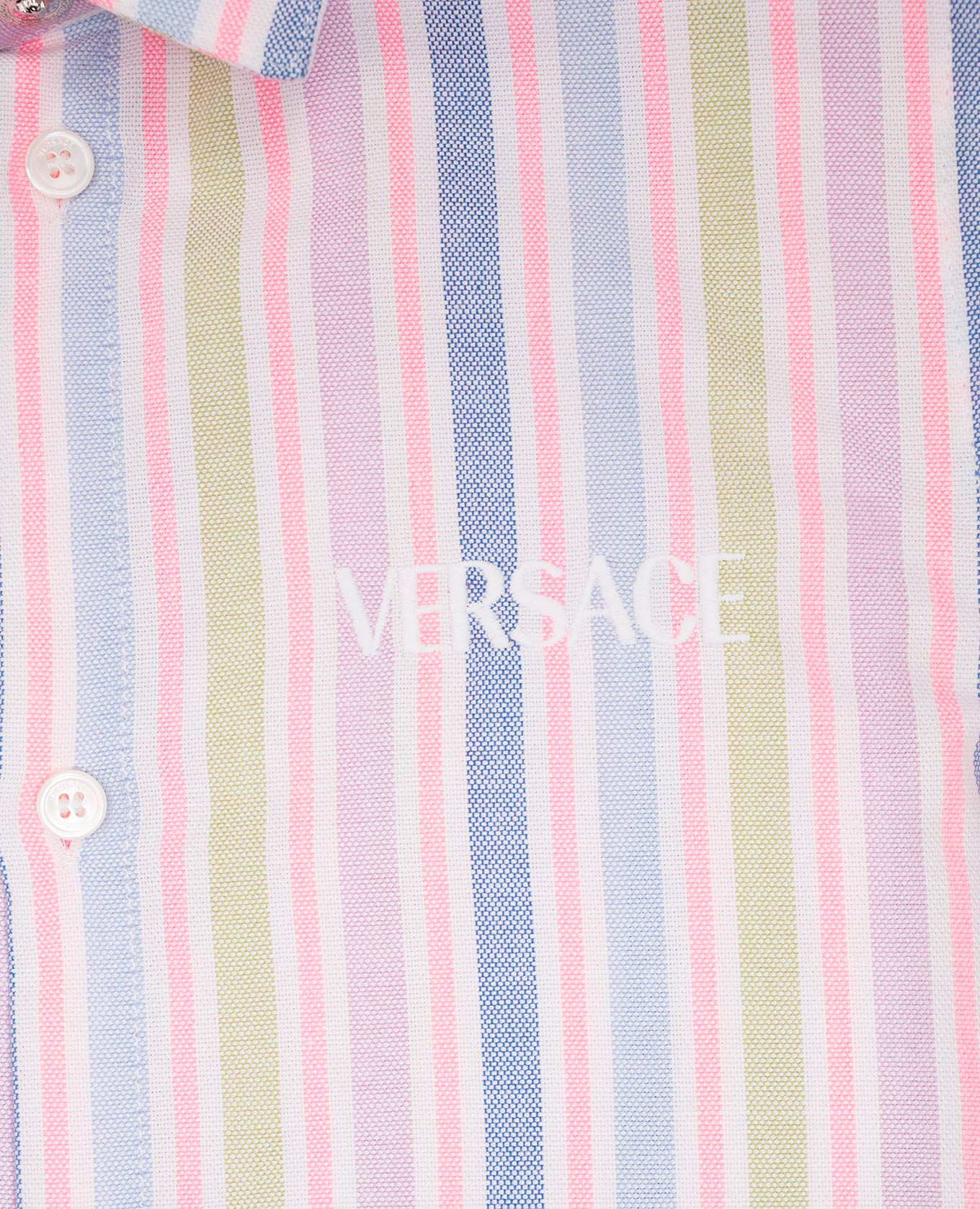 Children's striped shirt with logo Versace 3