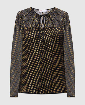 Red Valentino Black double-breasted blouse QR0AB26541J