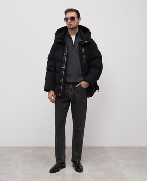 Tom Ford Black down jacket OJD005FMP019