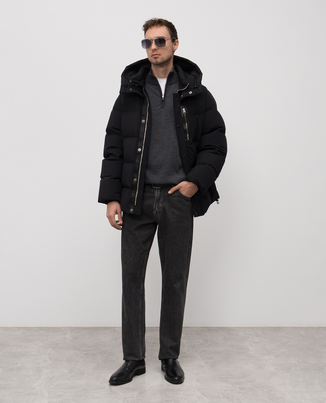 Black down jacket Tom Ford 2