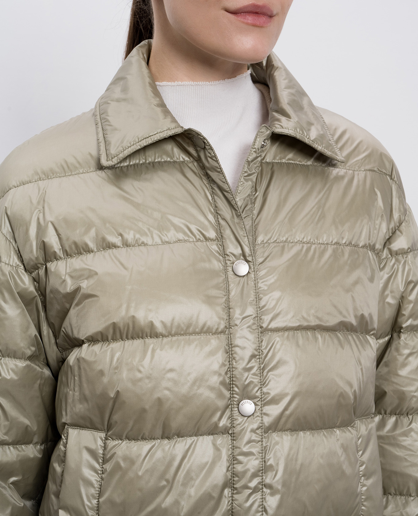 

Green down jacket Peserico