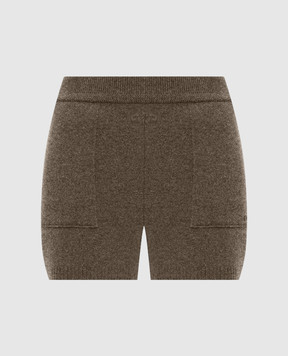 Juun.j Khaki wool and cashmere shorts JW595UW02H