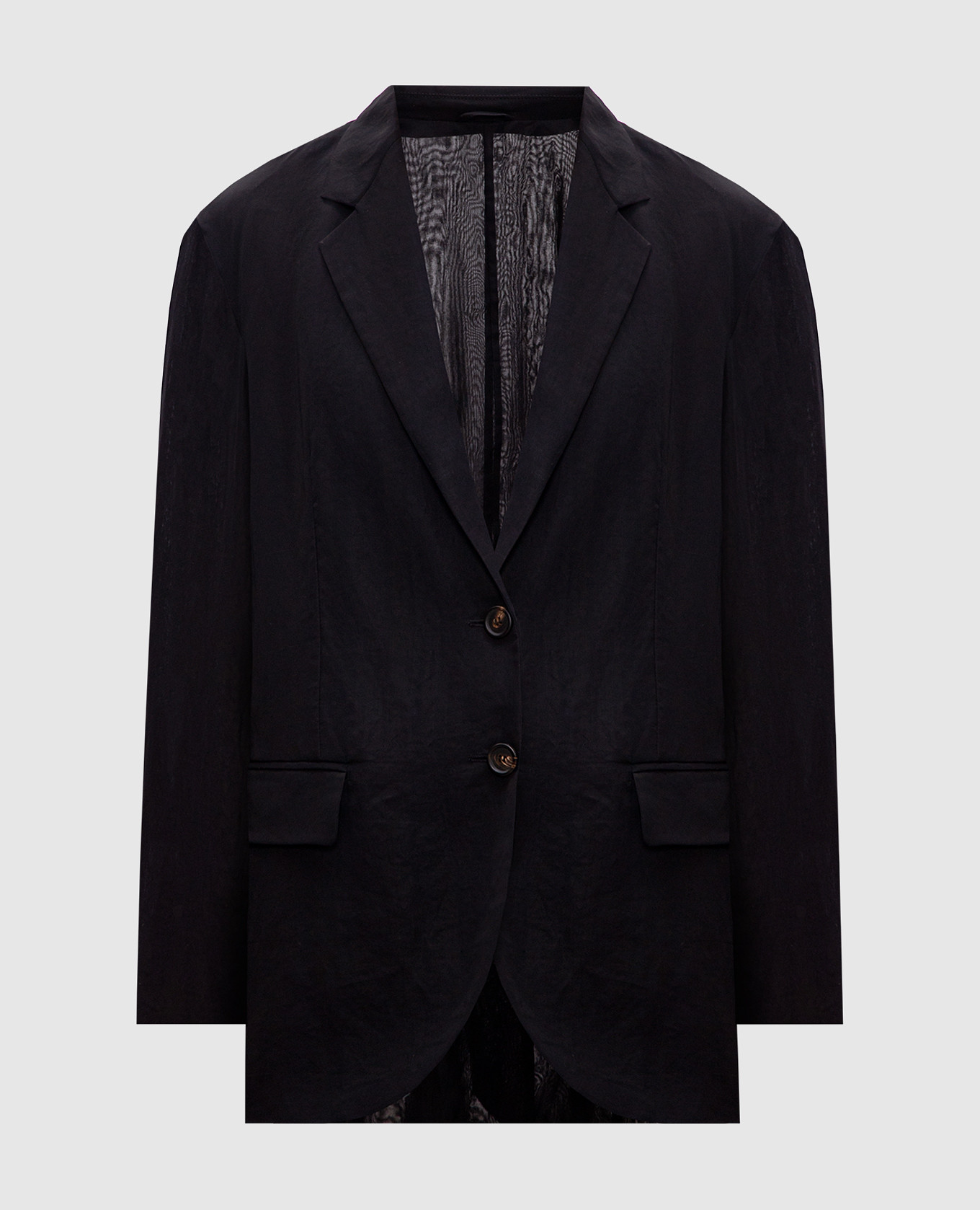 

Black jacket with monil chain Brunello Cucinelli