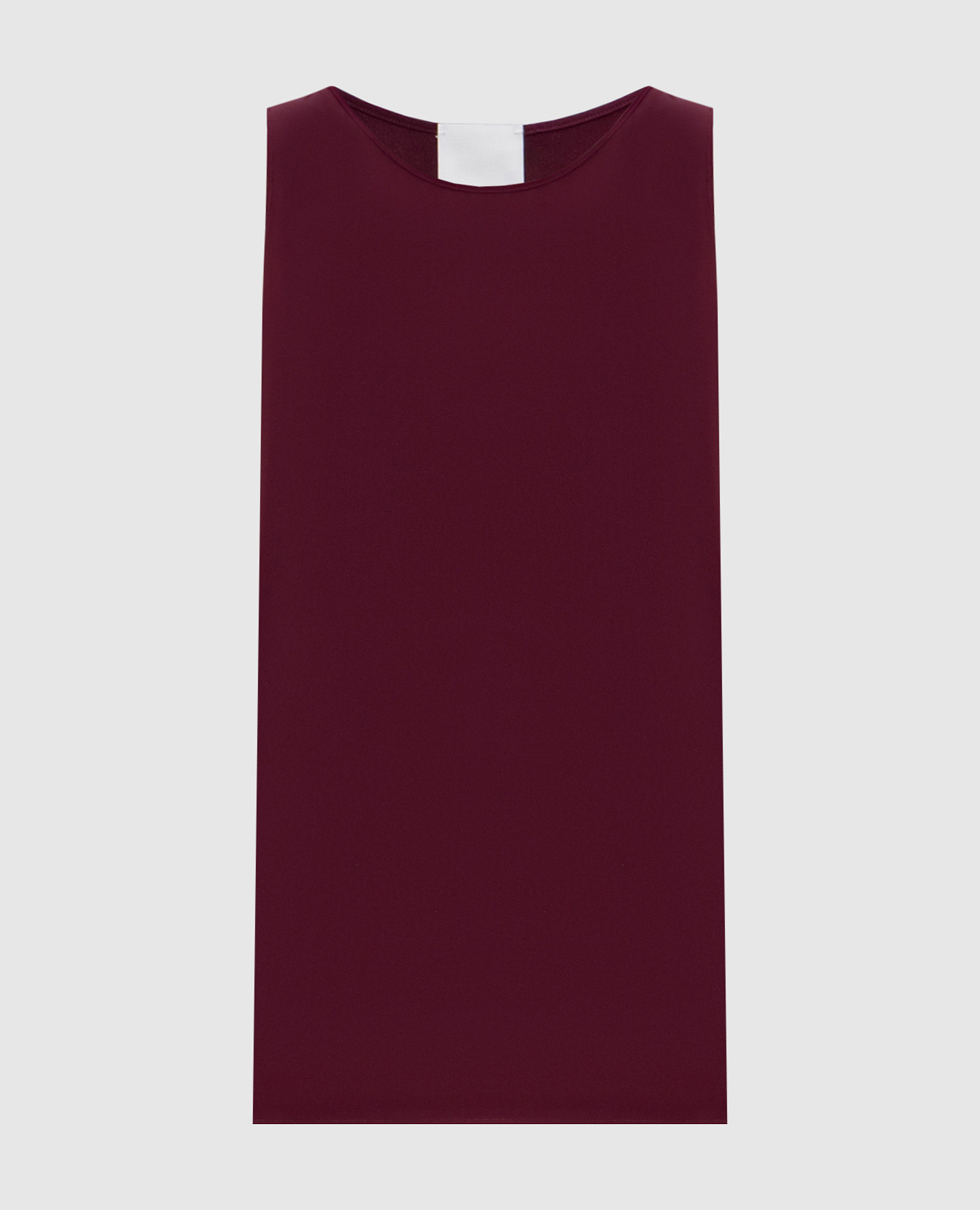 Burgundy silk top Allude