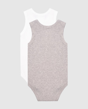 Versace Children's bodysuit set with logo 10187791A13344