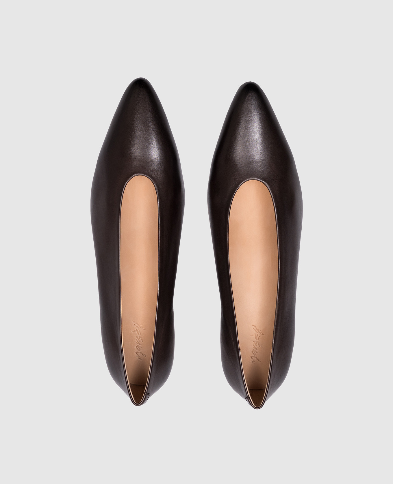 

Brown leather shoes Longiforma Marsell