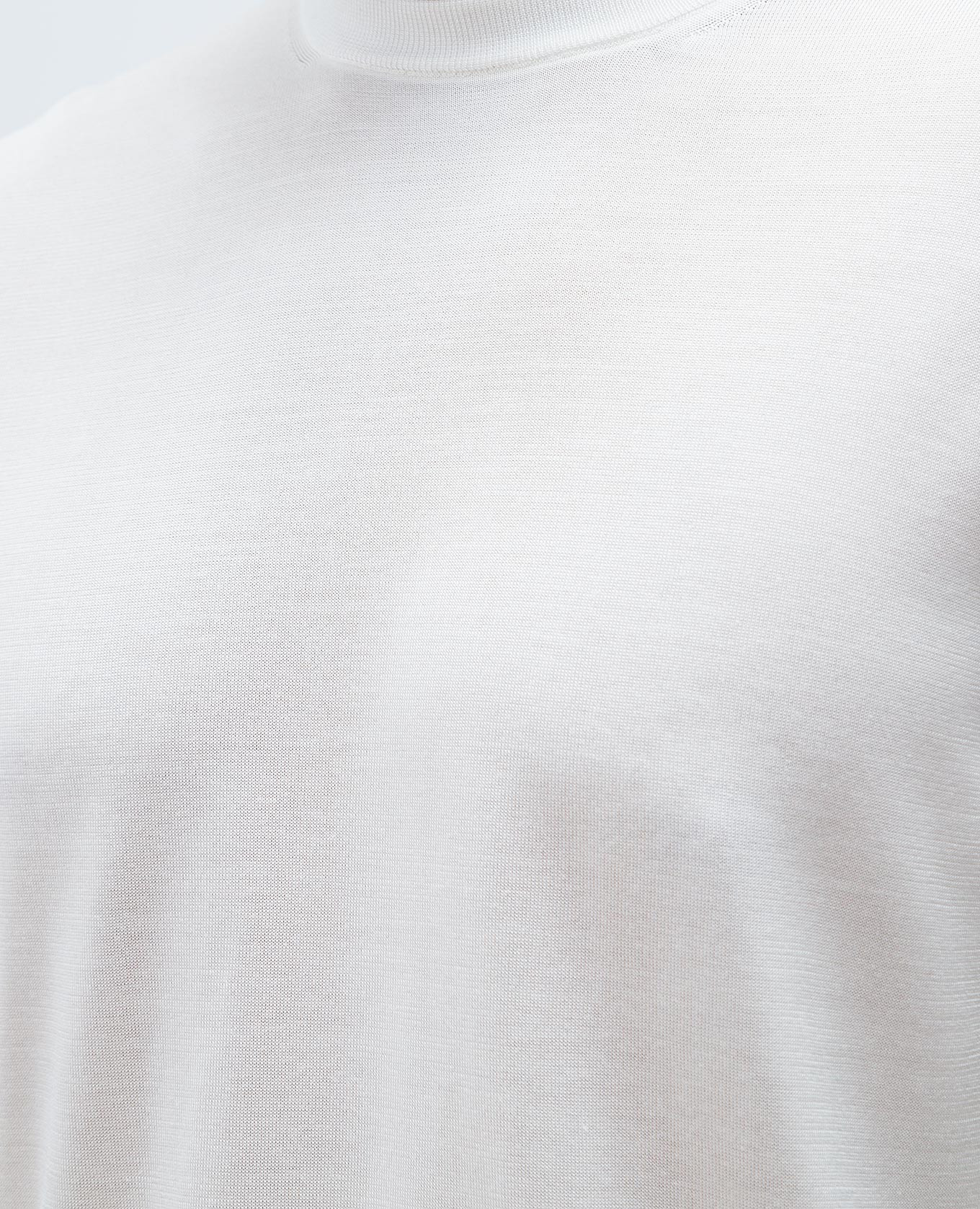 

White silk jumper with monogram logo Stefano Ricci
