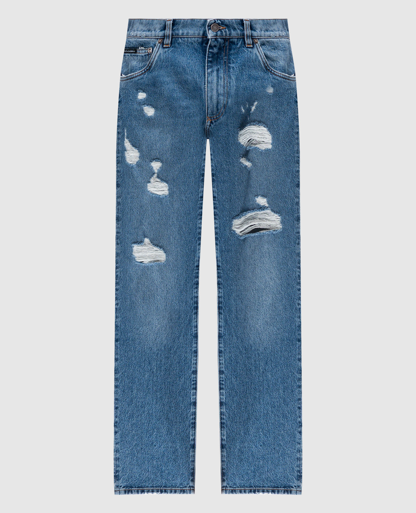 Blue jeans with holes Dolce&Gabbana