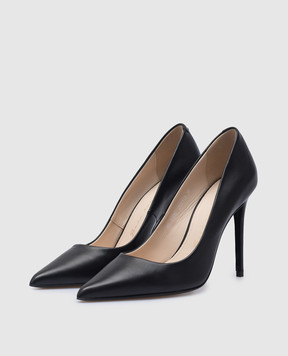Babe Pay Pls Black leather shoes 2011191004