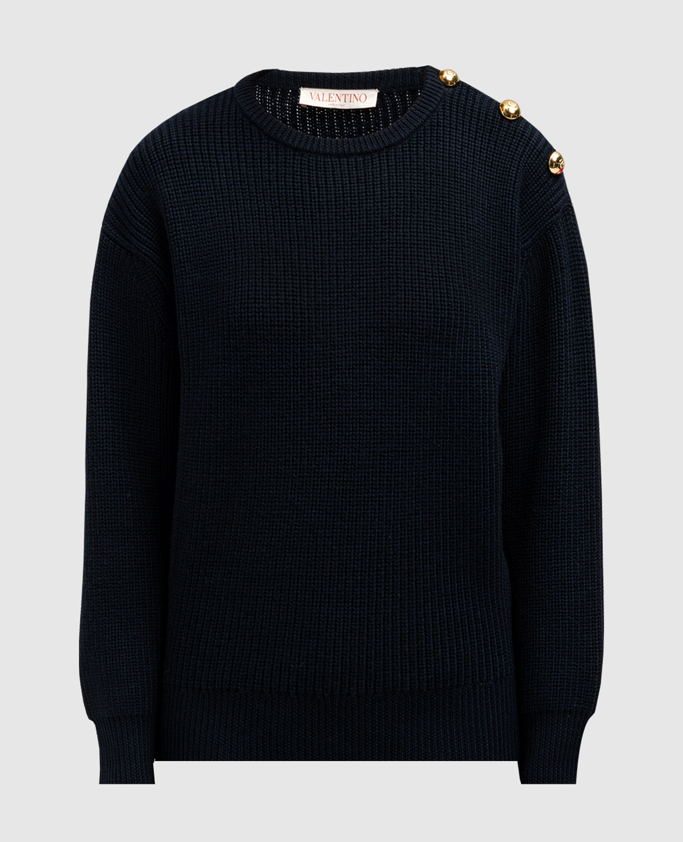 Blue sweater made of wool valentino