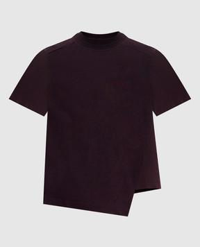 Vetements Purple asymmetrical t-shirt WH76TR590RO