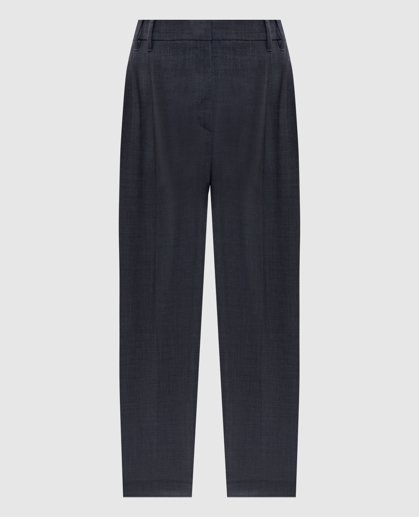 

Gray wool trousers with monil chain Brunello Cucinelli, Grey