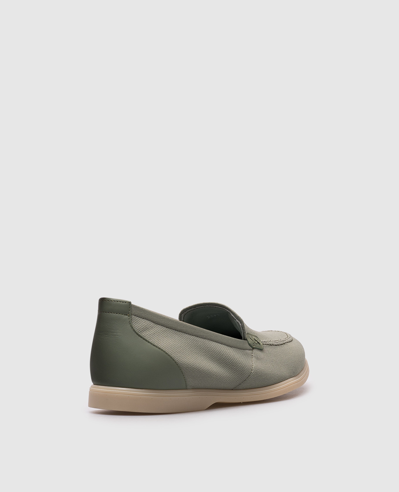 

Green loafers with monogram logo Stefano Ricci