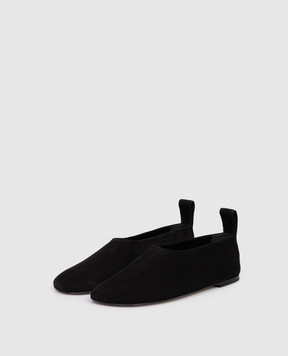 Sofie D`Hoore Black suede ballet flats FONTANA FONTANADAIM