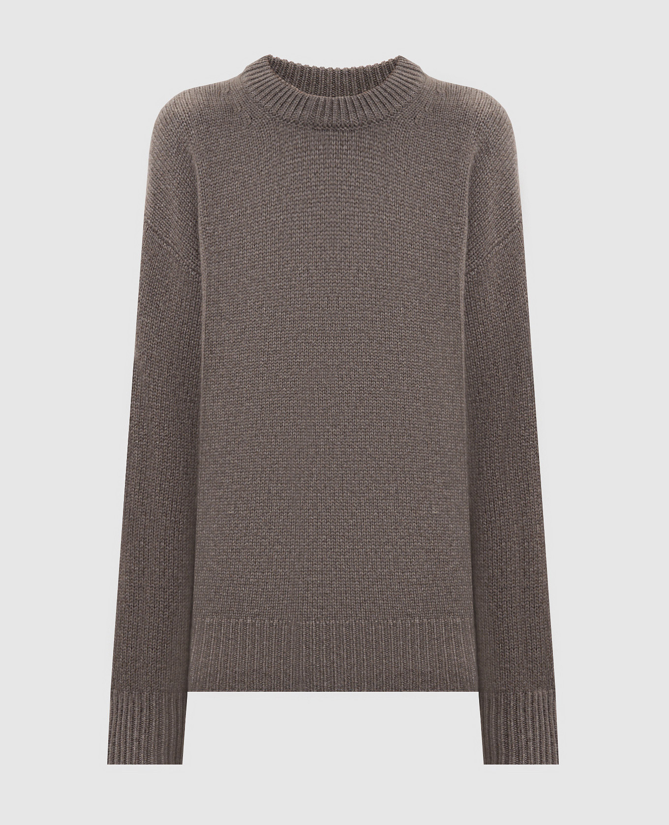 Renske brown cashmere sweater LISA YANG