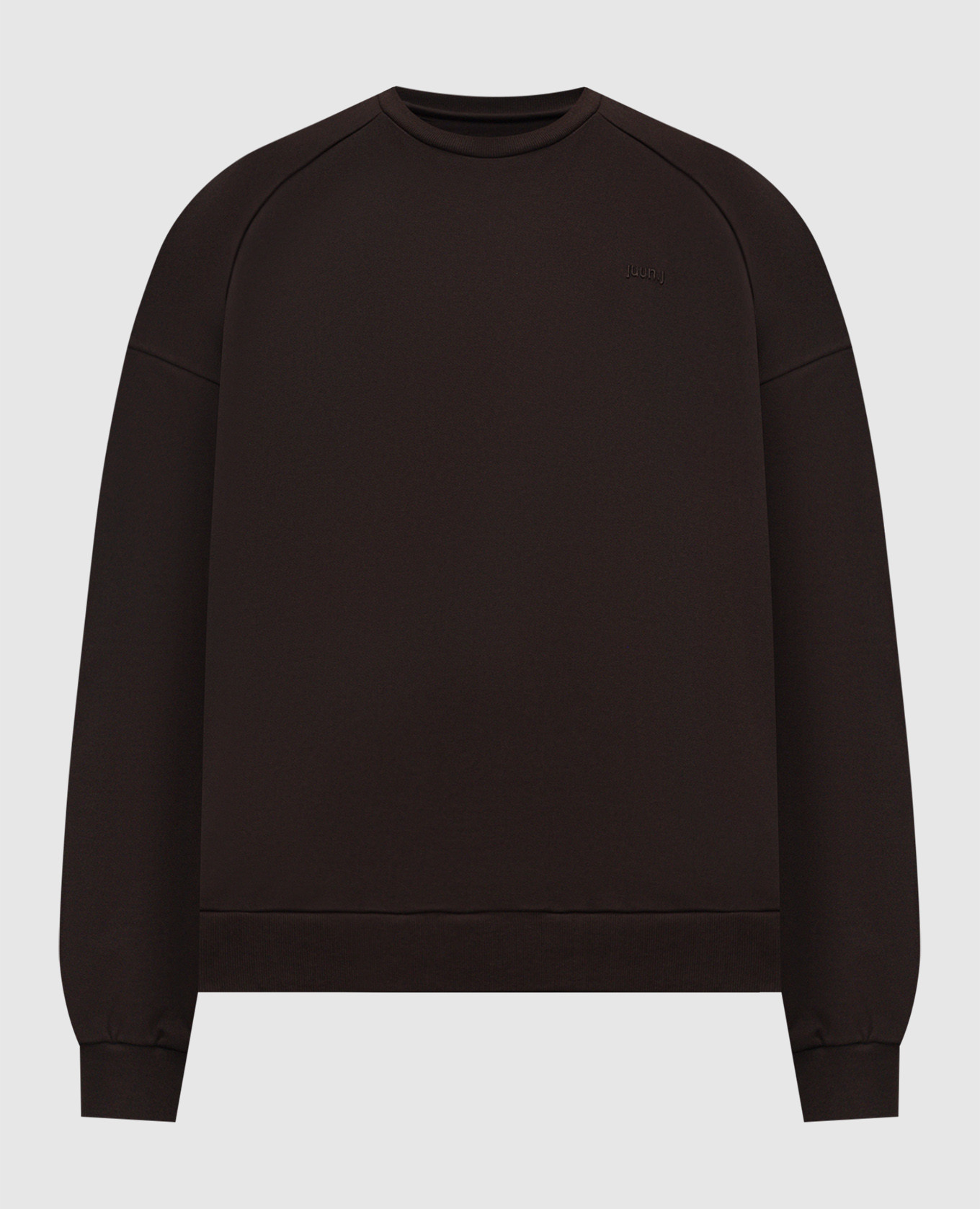 

Brown sweatshirt with Charles Wilkin print Juun.j