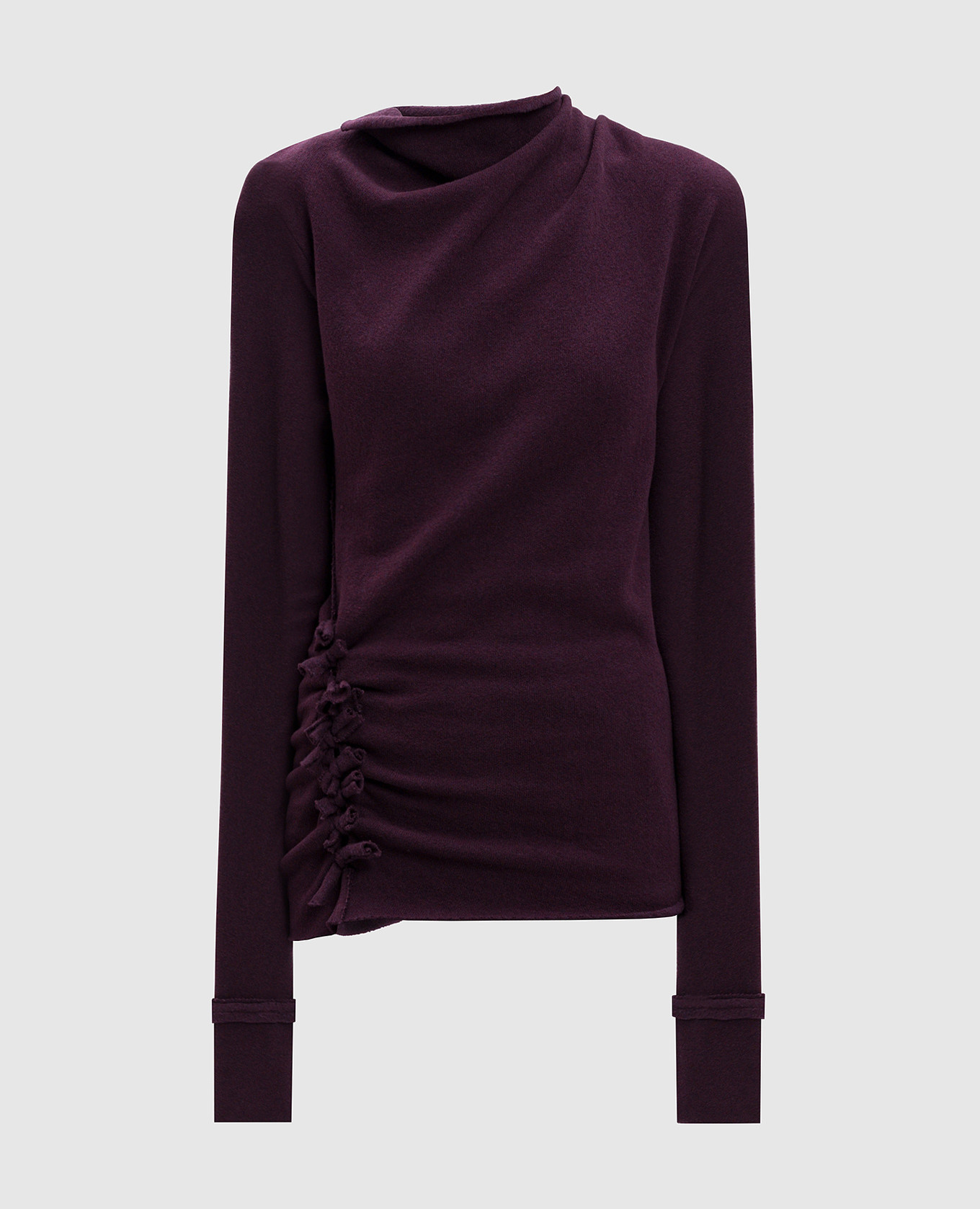 

Purple draped jumper Marc Le Bihan, Violet