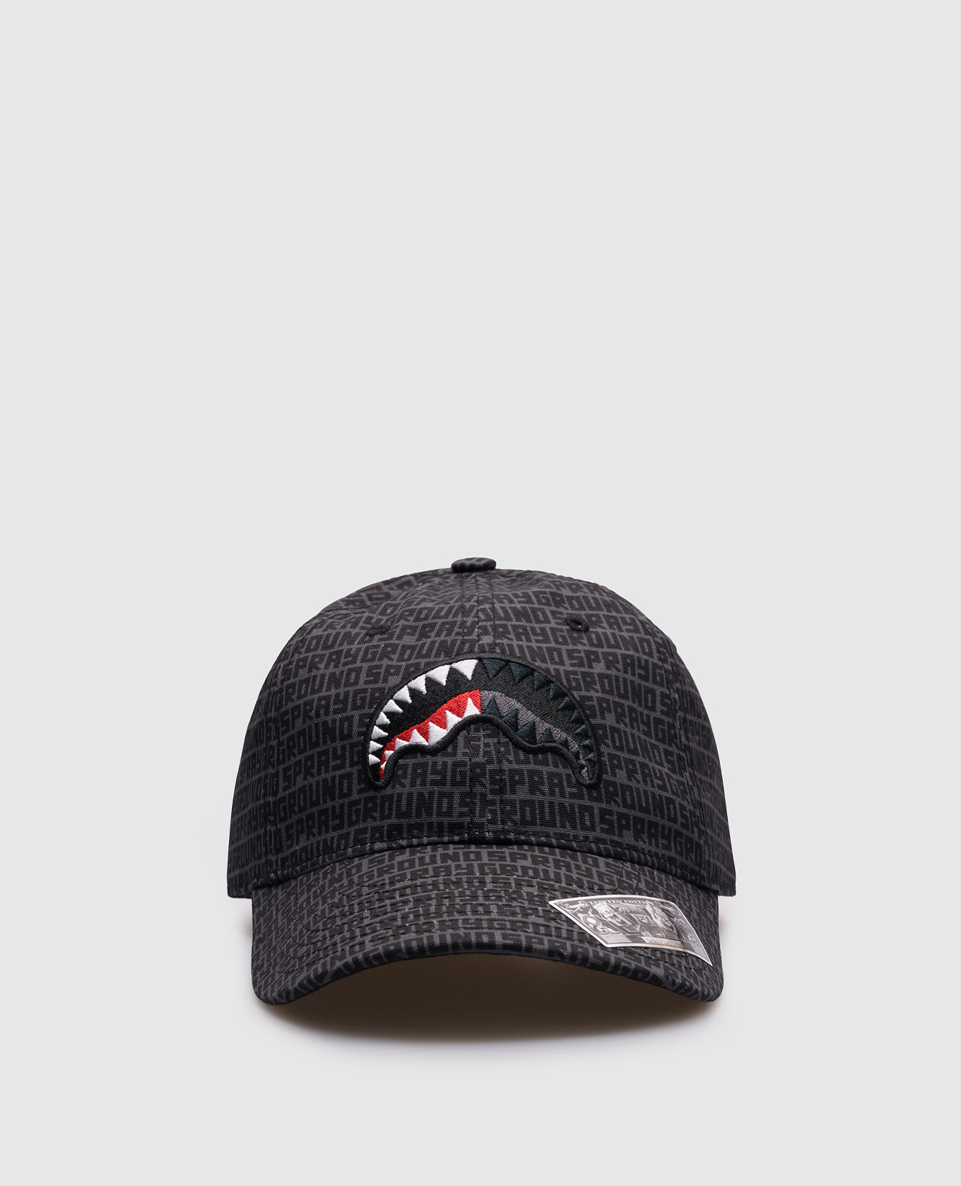 

Children's gray cap with logo print Sprayground, Grey