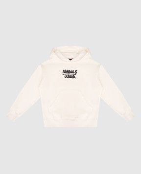 Sprayground Vandals Squad children's beige insulated hoodie SPY1346GIVO