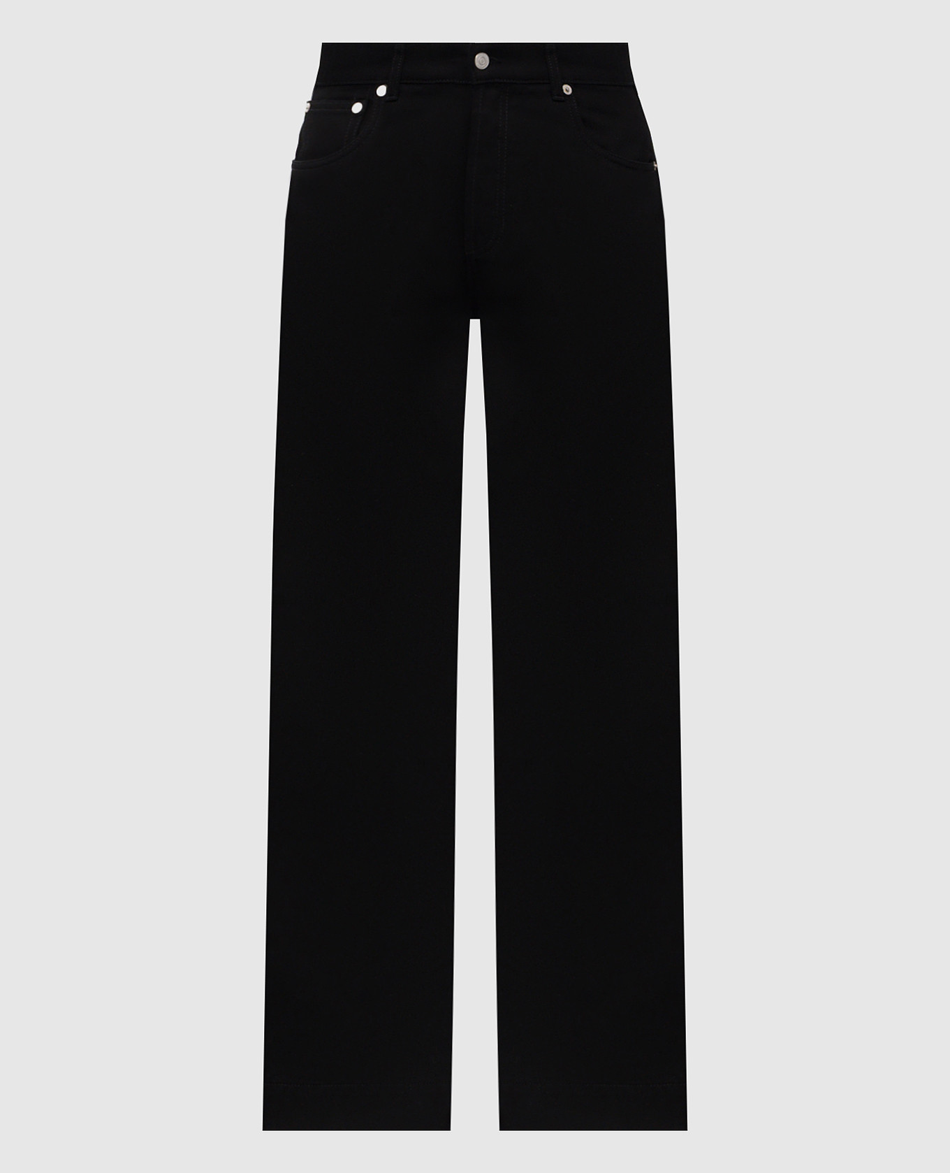 

Black jeans with logo patch Alexander McQueen