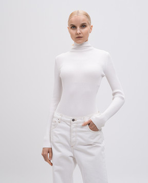 Wolford White ribbed golf 52542