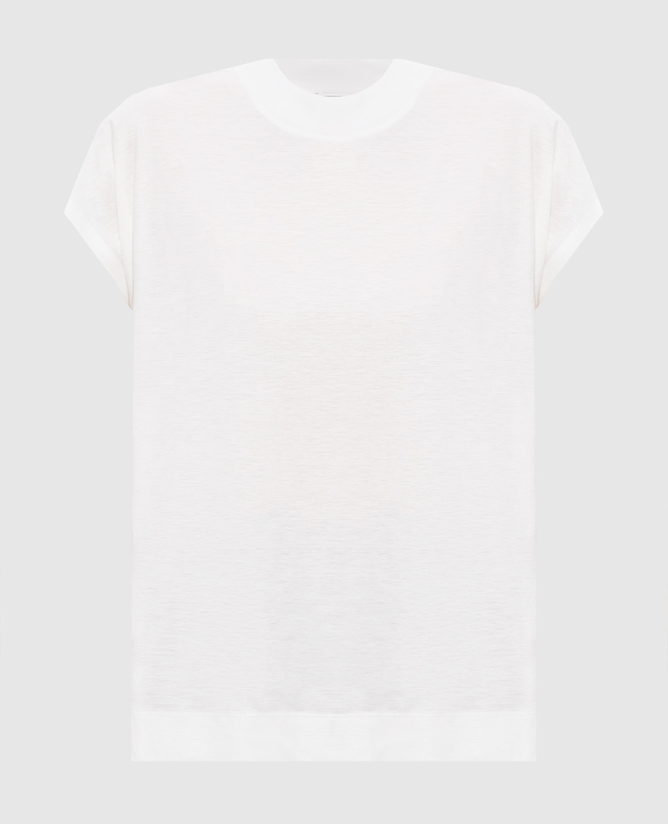 White straight-cut T-shirt Peserico