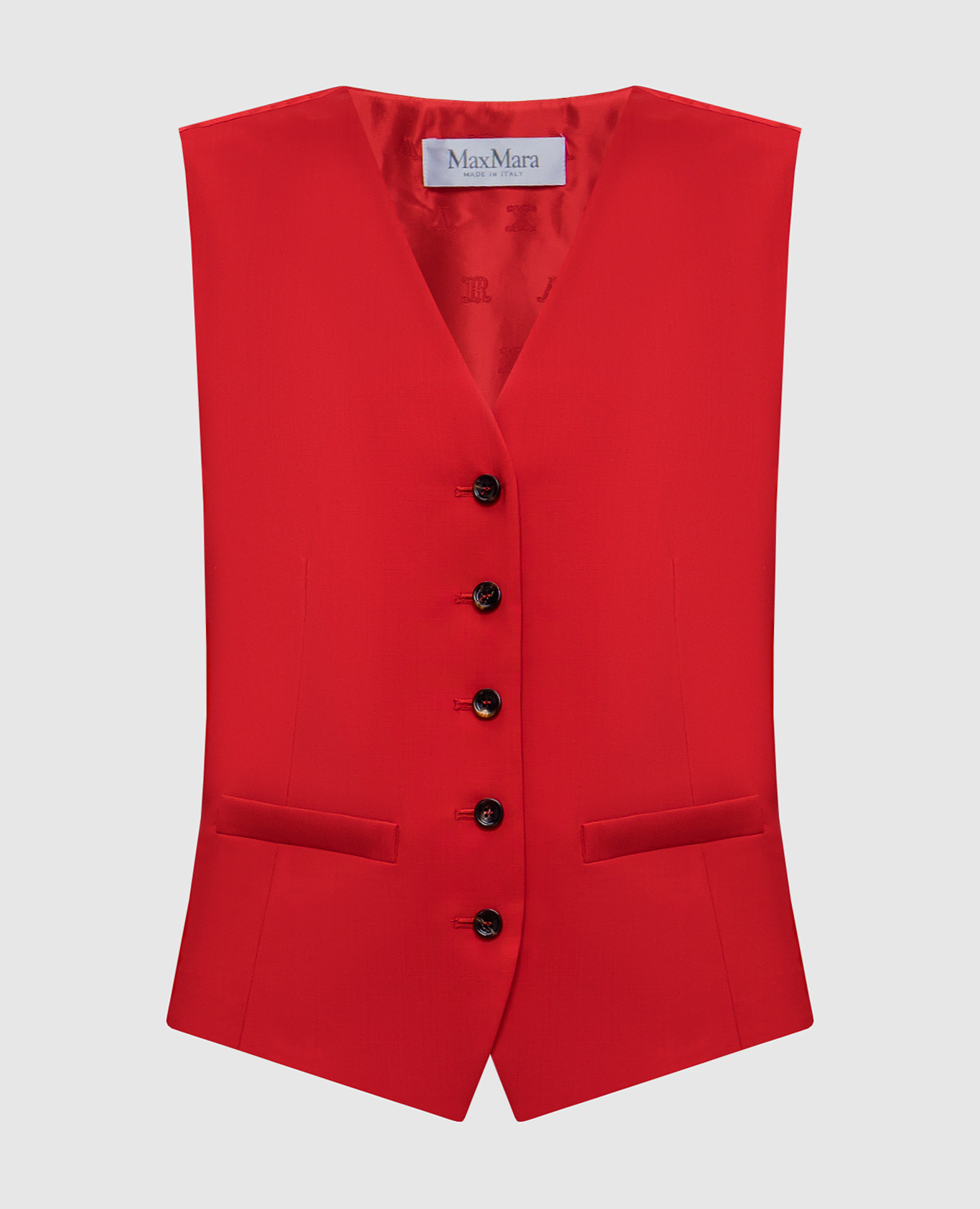 

ZUAI red vest made of wool Max Mara