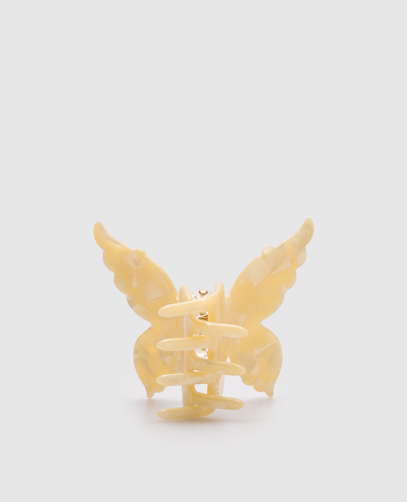 

Yellow Papillon butterfly hair clip Emi Jay