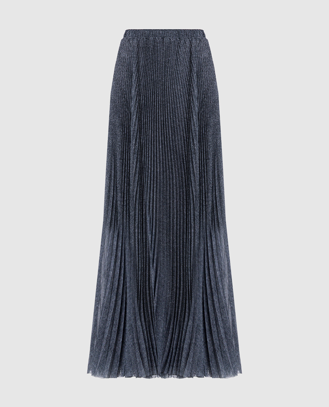 

Gray pleated skirt with pattern Ermanno Scervino, Grey